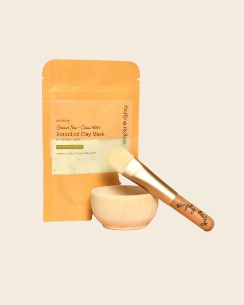 Botanical Clay Mask Gift Set - Milk, Oats & Honey