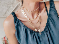 Triple Snake Chain Necklace - additional view 2