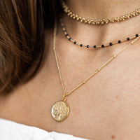 Beaded Cluster Choker - Gold - additional view 2