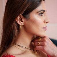 Dvaita Double Chain Earrings - additional view 2