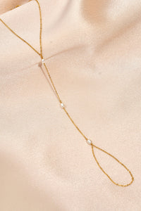 Freshwater Pearl Hand Chain - additional view 3