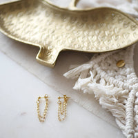 Dvaita Double Chain Earrings - additional view 3
