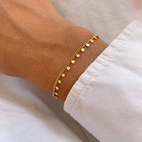 Fine round chain bracelet