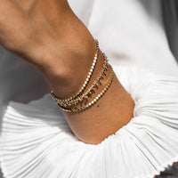 Beaded Cluster Bracelet - Gold - additional view 2